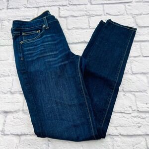 SPANX Women's Skinny Jeans in Dark Blue Denim
